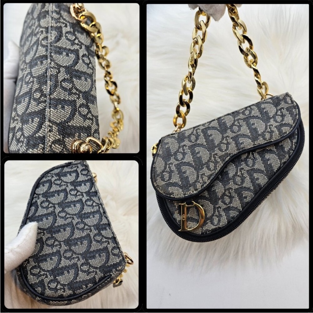 Dior Saddle Trotter Clutch/Pouch Canvas - Picture 12 of 16